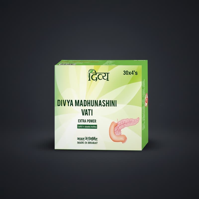 Patanjali Divya Madhunashini Vati Extra Power - 120 Tab (30tab x 4) β image 1