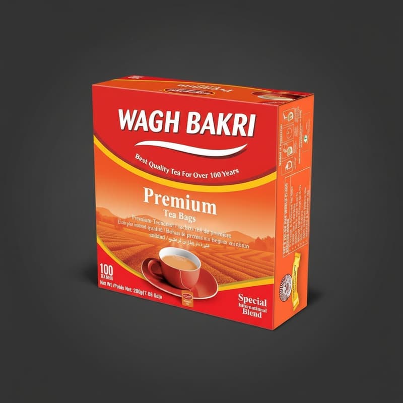 Wagh Bakri Premium Tea Bags, Special International Blend, 100 Count, 200g β image 1