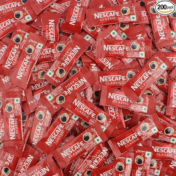 Nescafé Classic Instant Coffee Sticks, Rich & Bold Coffee, Single Serve Sachets, 1 g Each, Pack of 144 — image 1