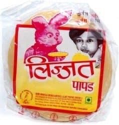 Lijjat Papad Jeera Papad, Traditional Indian Cumin Papad, Crispy Ready-to-Roast Papad, 200 g Pack (Buy 5 Get 1 Free) β image 1
