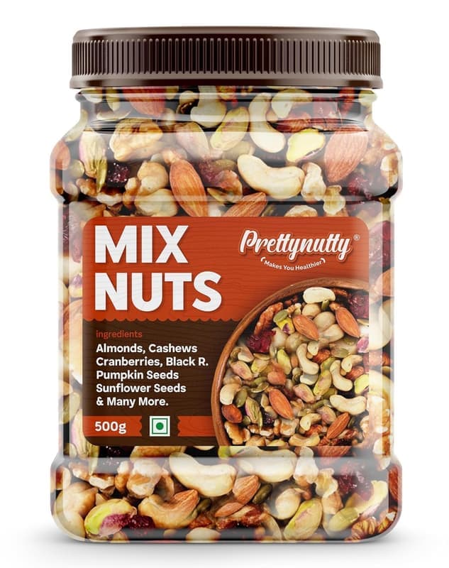 Healthy Nutmix, 17.63oz each, Dried Almonds, Black Raisins, Cashews, Cranberries, Black Dates Pack of 2 — image 1