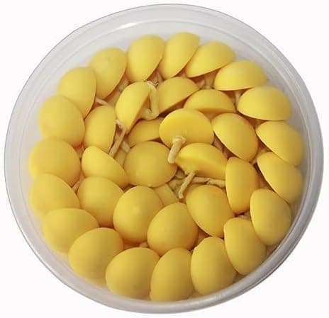 Cow Ghee Diya for Puja - Pre-Filled, Ready to Light (100 Pack, 30 Min Burning Time) — image 1