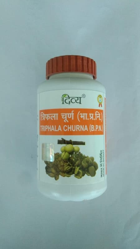 Patanjali Triphala Churna 100g - Ayurvedic Digestive & Detox Powder β image 1