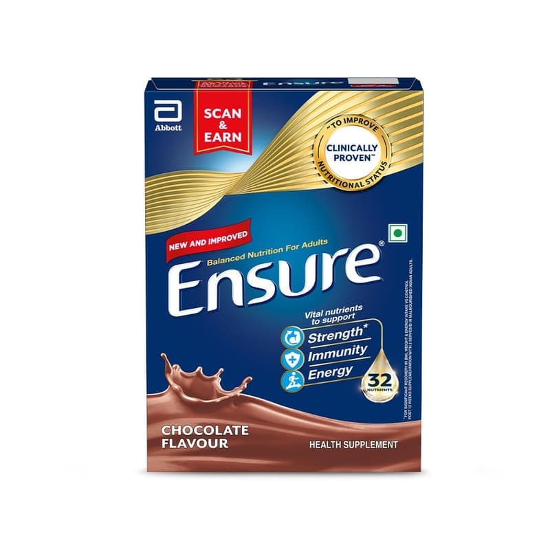 Ensure Complete Nutrition Drink - Chocolate 375g | 32 Nutrients, High Protein, Calcium & Vitamin D โ image 1
