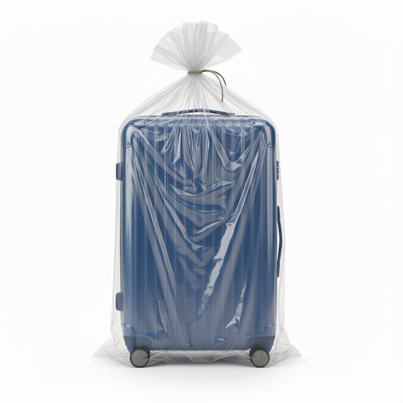 VETAS Transparent LDPE Plastic Bags 40x60 Inch, Heavy Duty Waterproof Dustproof Storage Cover for Luggage, Suitcase, Mattress, Trolley, Furniture & Household Items (Pack of 10) β image 1
