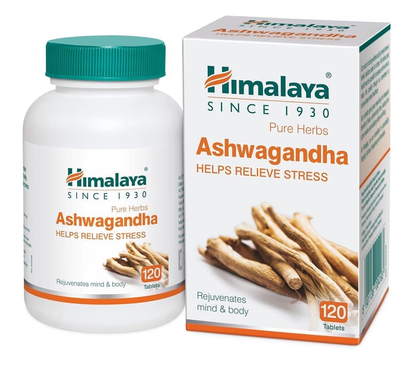 Himalaya Ashwagandha - 120 Tablets , Stress Relief , Rejuvenates Mind & Body , Improves Strength & Energy , General Wellness β image 1