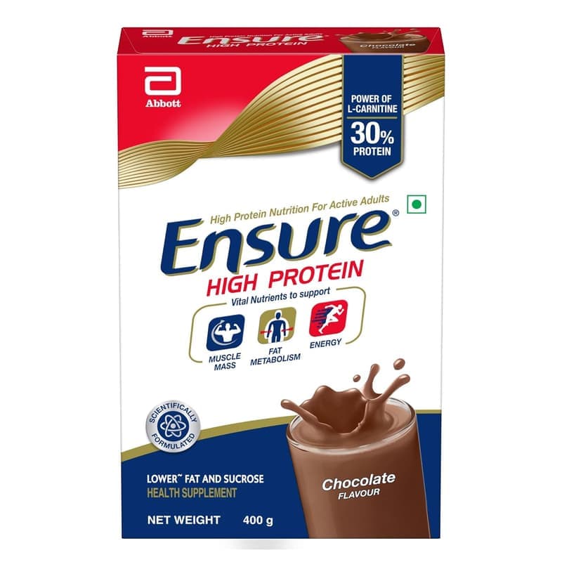 Ensure High Protein Drink for Physically Active Adults - Chocolate 400g — image 1