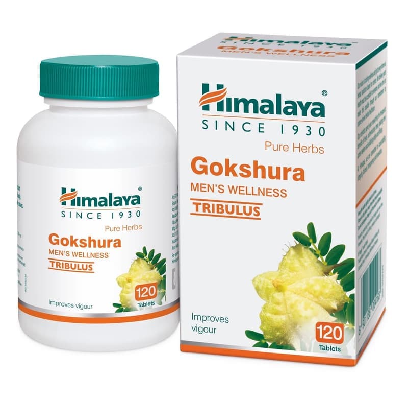 Himalaya Herbals Gokshura (Tribulus Terrestris) I Pure Herb I 120 Capsules I Men S Wellness I Improves Vigour I Boosts Strength And Stamina I 250 Mg Extract Of Gokshura β image 1
