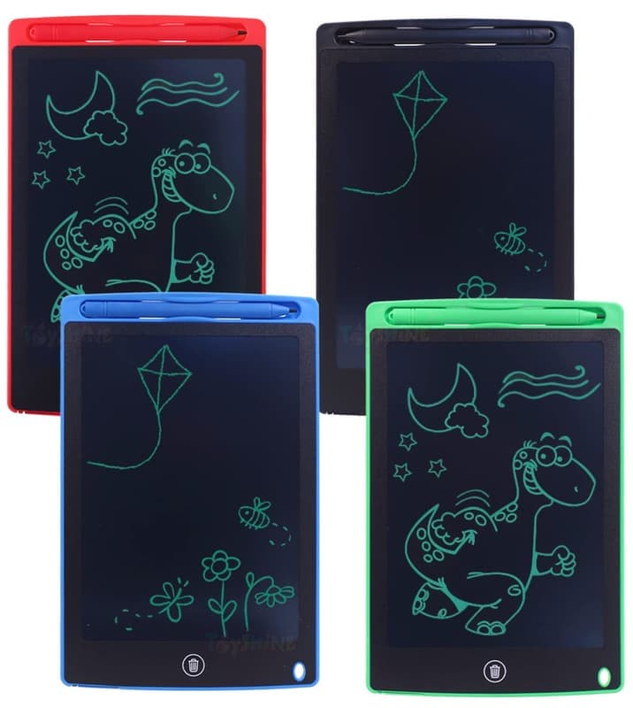 Toyshine 4 Pieces LCD Writing Tablet Doodle Board for Kids Electronic Toys 8.5 Inch Colorful LCD Writing Board Electronic Tablet Writing LCD Erasable Drawing Pad Reusable Writing Pad Learning Toy β image 1