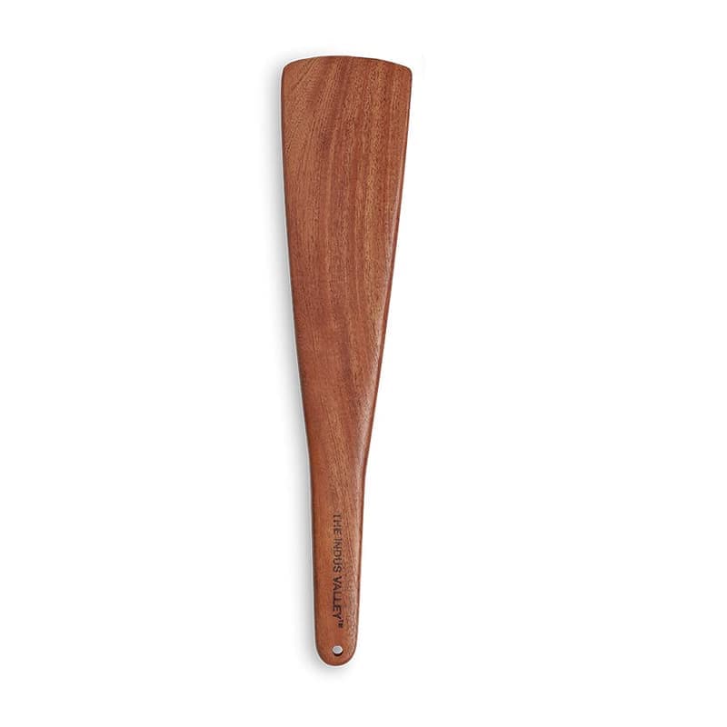 The Indus Valley Wooden Regular Flip/Spatula/Ladle for Cooking Dosa/Roti/Chapati , Kitchen Tools , No Harmful Polish , Naturally Non-Stick , Handmade - (Neem Wood, 32 cm, 86 GMS) Pack of 2 β image 1