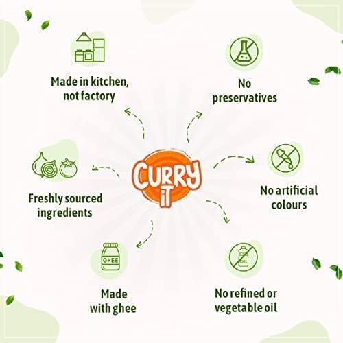 CURRYiT Ginger Garlic Paste, Preservative Free, Fresh Cooking Paste, 450g, Pack of 3