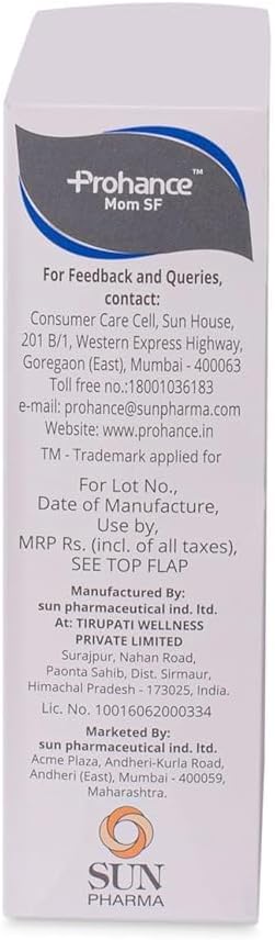 Prohance Mom SF Chocolate Protein Powder, Sugar Free, 200g Pack, 2 Count