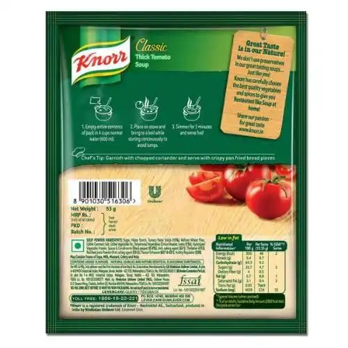 Knorr Classic Thick Tomato Soup, 53g, 48 Count