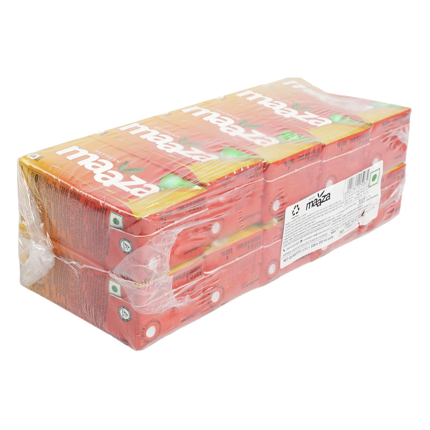 Maaza Mango Fruit Drink, 150ml, Pack of 10