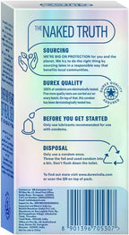 Durex Invisible Super Ultra Thin Condoms for Men - 10 Count - Packaging May Vary