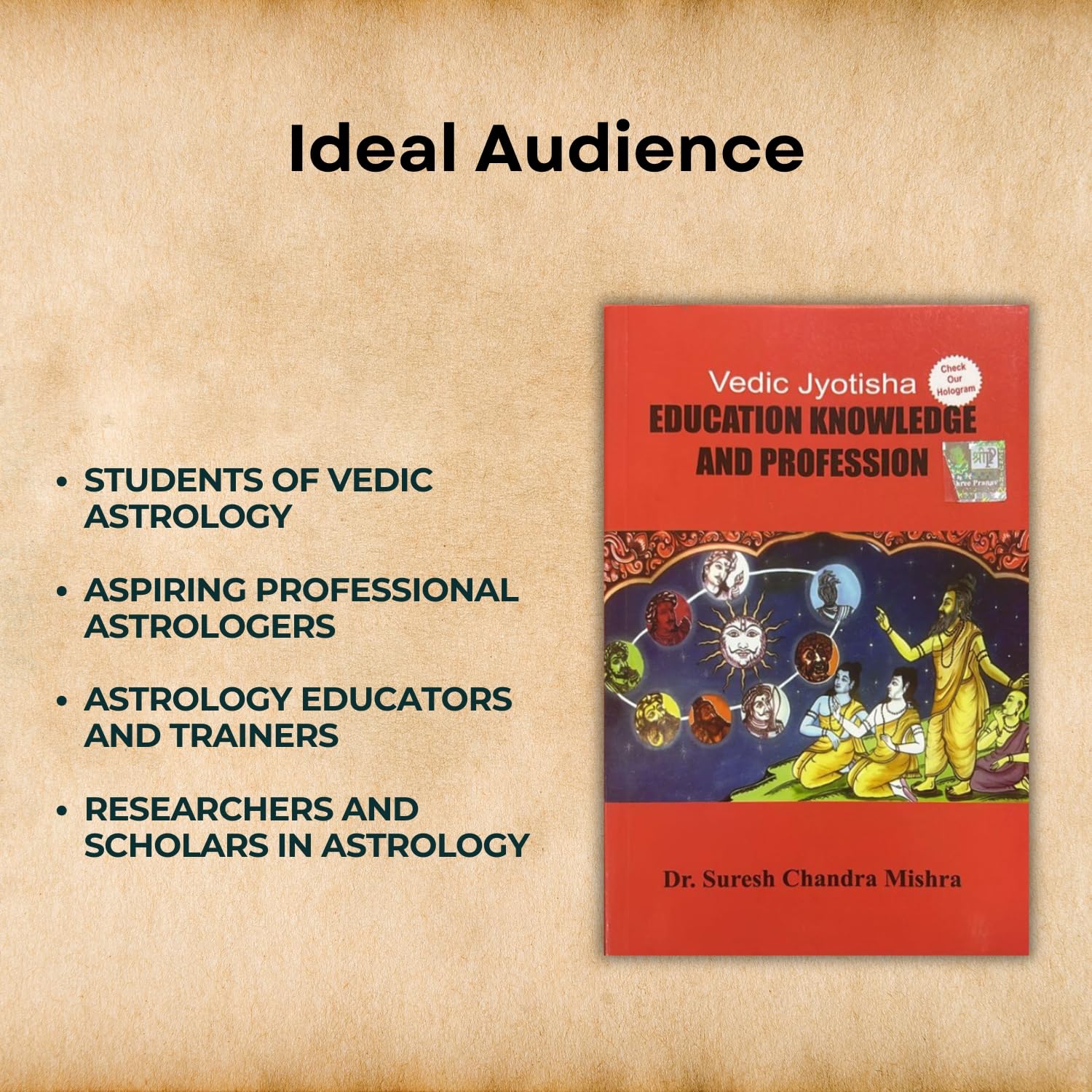 Vedic Jyotish Education, Knowledge and Profession Book by Dr Suresh Chandra Mishra Paperback – Big Book, 1 January 2026