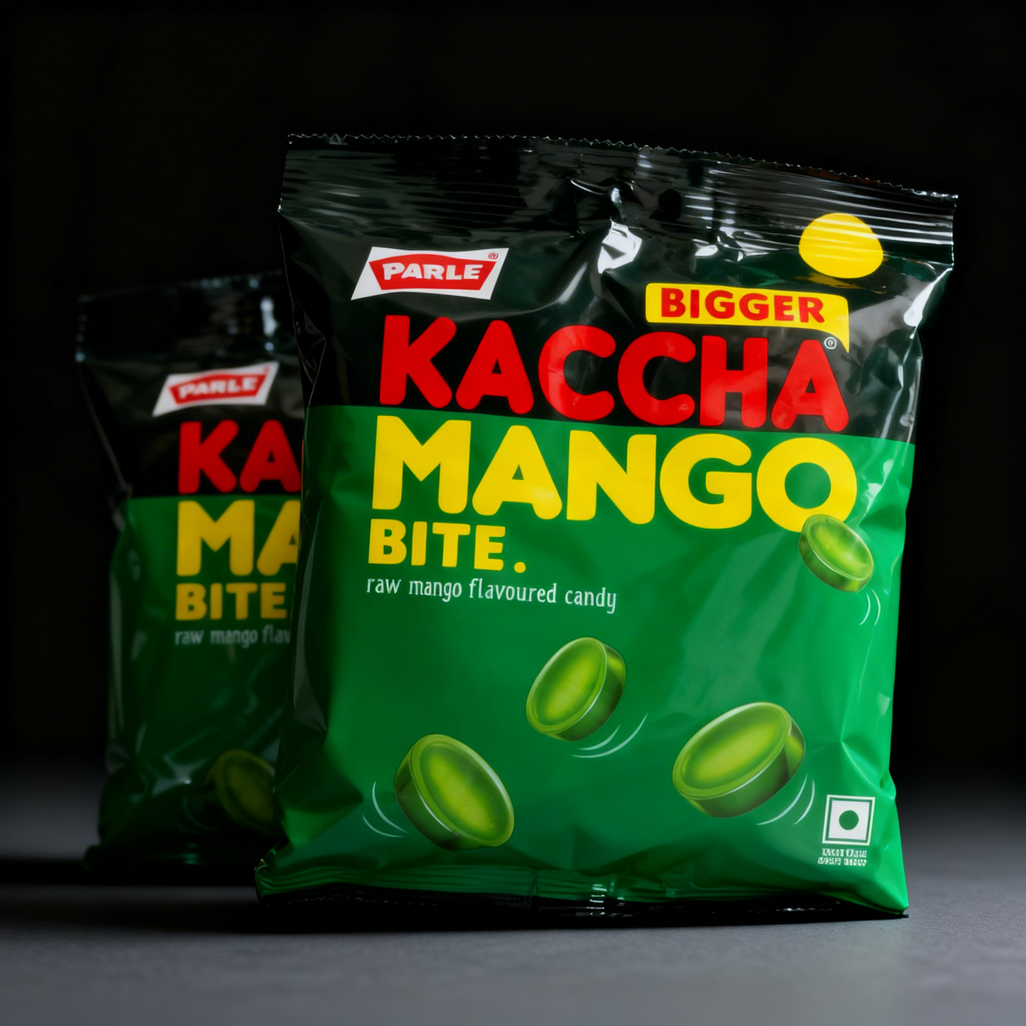 Parle Kaccha Mango Toffee – Raw Mango Flavour Candy | 50 Pieces (217.8g)Pack of 2