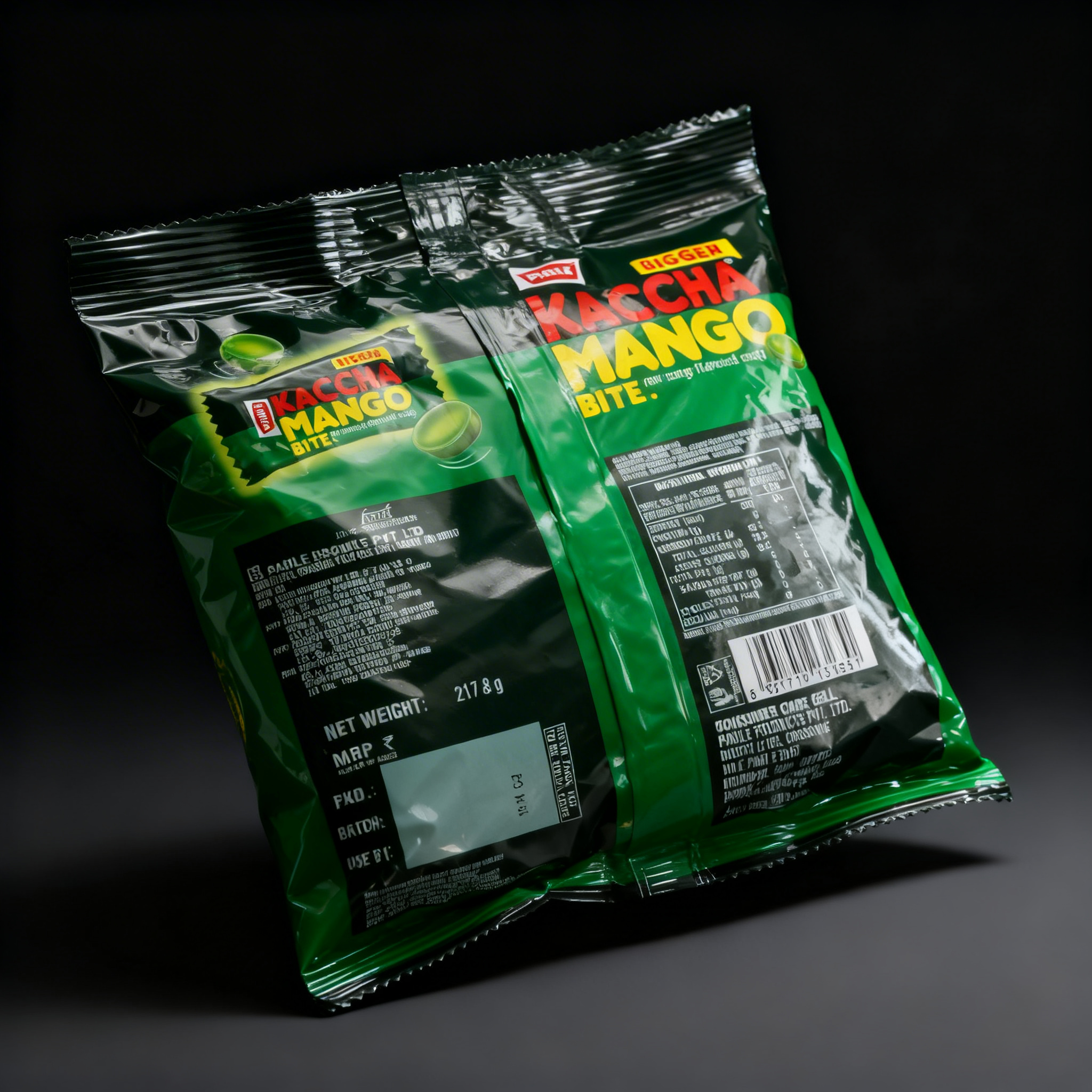 Parle Kaccha Mango Toffee – Raw Mango Flavour Candy | 50 Pieces (217.8g)Pack of 2